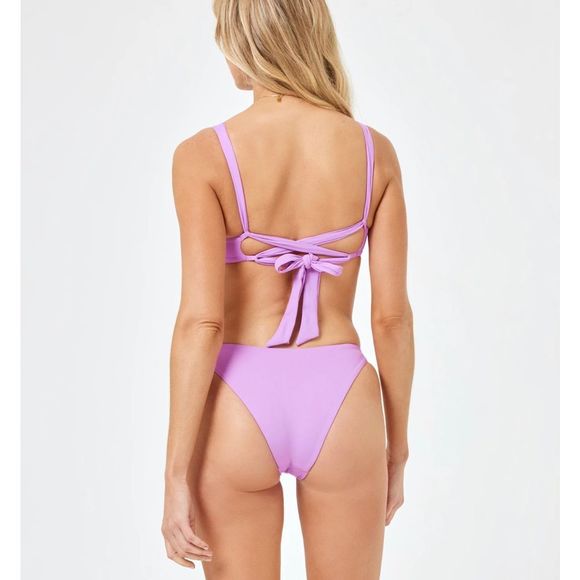 L*Space Camacho Bikini Bottom Jewel Size L - Picture 2 of 9